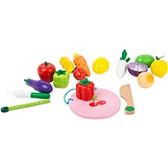 Small Foot Set gyümölcs és zöldség - Játék élelmiszer