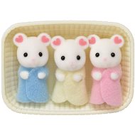 Sylvanian Families Baby Marshmallow egér hármas ikrek - Figura