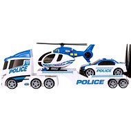 Játékautó Teamsterz Rendőrségi helikopter szállító hanggal és fénnyel