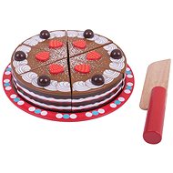 Bigjigs Szeletelhető fa torta - Játék élelmiszer