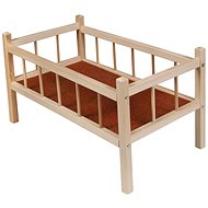 Játék bababútor Fa ágy