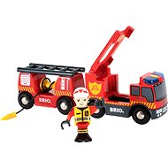 Brio World 33811 Mentő tűzoltóautó - Vasútmodell kiegészítő