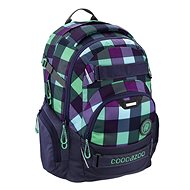 Coocazoo CarryLarry2 Green Purple District - Iskolatáska