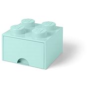 Tároló doboz LEGO 4 tárolódoboz - aqua