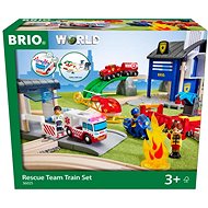 BRIO WORLD 36025 Mentőcsapat vonatkészlet - Vonatpálya