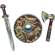 Liontouch Viking szett - Kard, pajzs és fejsze - Játékfegyver