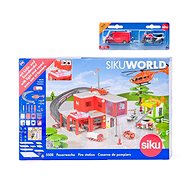 Siku World - tűzoltóállomás tűzoltóautóval - Játék autó