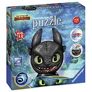 Ravensburger 3D 111459 Puzzle-Ball Így neveld a sárkányodat 3: Fogtalan - 3D puzzle