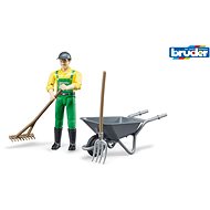 Bruder Bworld - farmer szerszámokkal - Játék autó