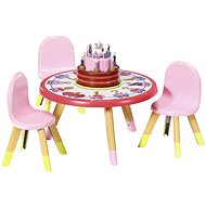 BABY born Party table Születésnapi kiadás - Játék bababútor
