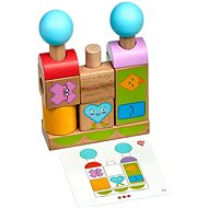 Lucy & Leo 218 Formák és érzelmek - fa kirakós játék sablonokkal - Társasjáték