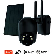 Immax NEO LITESmart Security kültéri kamera SUN 4G napelemes, HD, PIR, Fekete - IP kamera