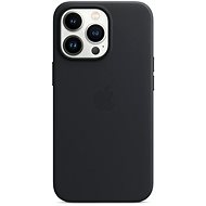 Apple iPhone 13 Pro bőr tok, MagSafe, sötét tintakék - Telefon hátlap