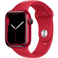 Apple Watch Series 7 45 mm (PRODUCT)RED alumínium (PRODUCT)RED sportszíjjal - Okosóra