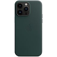Apple iPhone 14 Pro Max bőr tok MagSafe erdőzöld - Telefon tok