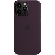 Apple MagSafe-rögzítésű iPhone 14 Pro Max-szilikontok – bodzabogyó - Telefon tok