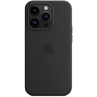 Apple MagSafe-rögzítésű iPhone 14 Pro-szilikontok – éjfekete - Telefon tok