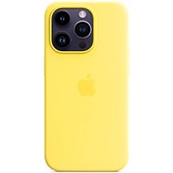 MagSafe-rögzítésű Apple iPhone 14 Pro-szilikontok – kanárisárga - Telefon tok