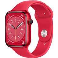 Apple Watch Series 8 45mm Cellular Piros alumínium piros sportszíjjal - Okosóra