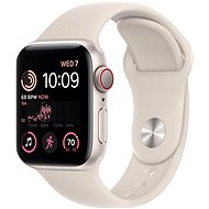 Apple Watch SE (2022) 40mm Cellular Csillagfény alumínium csillagfény sportszíjjal - Okosóra
