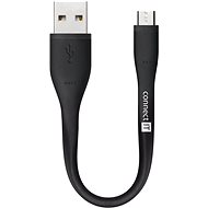 Adatkábel CONNECT IT Wirez Micro USB fekete, 0,13 m