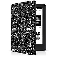 CONNECT IT az Amazon Kindle 2021 (11. generáció) készülékhez, Doodle fekete - E-book olvasó tok