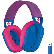 Logitech G435 LIGHTSPEED Wless Gaming Headset kék - Gamer fejhallgató