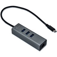 USB Hub I-TEC USB-C Metal 3-port HUB GLAN-nal