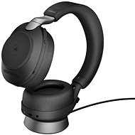 Vezeték nélküli fül-/fejhallgató Jabra Evolve2 85 MS Stereo USB-A Stand Black