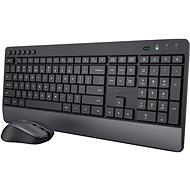 Trust TREZO Silent Wireless Deskset ECO certified - US - Billentyűzet+egér szett