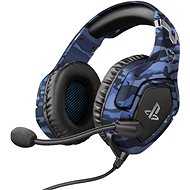 Gamer fejhallgató Trust GXT 488 FORZE-B PS4 HEADSET BLUE kék színű (PS4 Licensed)