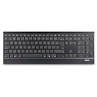 Rapoo Multimode E9500M CZ/SK fekete színű - Billentyűzet