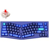 Keychron QMK Q8 65% Ergonomic Gateron G Pro Hot-Swappable Red Switch Mechanical, Black - US - Gamer billentyűzet