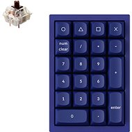 Keychron QMK Q0 Hot-Swappable Number Pad RGB Gateron G Pro Brown Switch Mechanical - Blue Version - Numerikus billentyűzet