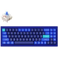 Keychron QMK Q7 70% Gateron G Pro Hot-Swappable Blue Switch Mechanical, Blue - US - Gamer billentyűzet