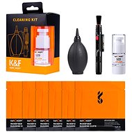 K&F Concept 4 az 1-ben Cleaning Kit (1x tisztító toll + 1x pumpa + 6x törlőkendő + 1x tisztító oldat) - Szett