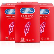 DUREX Feel Thin Classic Pack 3 × 18 db - Óvszer
