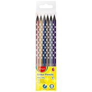 KEYROAD Metal háromszög 6 színű - Színes ceruza