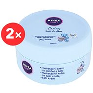 NIVEA Baby Soft Cream Face&Body 2× 200 ml - Gyerek testápoló