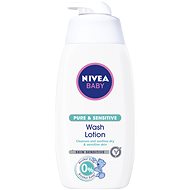 BABY NIVEA Pure & Sensitive Wash testápoló 500 ml - Gyerek tusfürdő