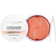 Arcpakolás REVOLUTION SKINCARE Rose Gold Vegan Collagen Soothing Undereye Patches 60 darab - Pleťová maska