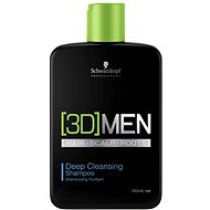 Férfi sampon SCHWARZKOPF Professional [3D]Men Deep Cleansing Mélytisztító hajsampon - 250 ml
