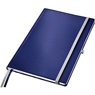 LEITZ Style A4, 80 lap, bélelt, kemény borító, kék