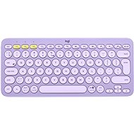 Logitech Bluetooth Multi-Device Keyboard K380, Lavender and Lemonade - US INTL - Billentyűzet