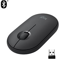 Egér Logitech Pebble M350 Wireless Mouse, graphite