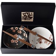 Made In Japan Tál készlet Cherry Blossom pálcikákkal 400 ml 2 db - Tál készlet