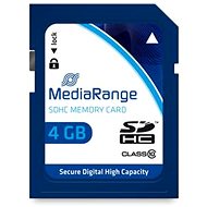 MEDIARANGE SDHC 4GB 10. osztály - Memóriakártya