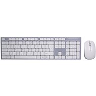 Billentyűzet+egér szett EVOLVEO WK-180, fehér-szürke - Set klávesnice a myši