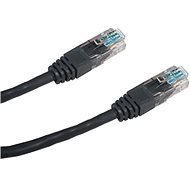 CAT5E UTP adatátviteli hálózati patch kábel, 0,5 méter, fekete