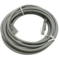 Hálózati kábel Datacom CAT5E UTP szürke 5m - Síťový kabel